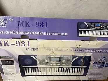 MK-931 elektron sintezator - 61 klavişli klaviatura - LCD ekranlı