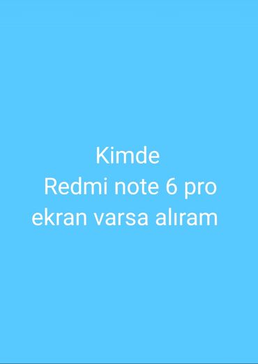 xiaomi airdots pro baku: Xiaomi Redmi Note 6 Pro
