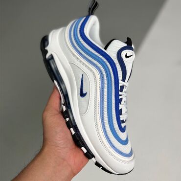 стильные кроссовки: Nike Air Max 97 “Blueberry” — свежесть в каждом шаге! 🍇💙 Легендарный