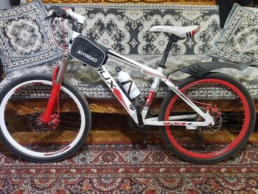 Велосипед Laux, 15", 24 колеса. Алюминий рама, диск. тормоза, все