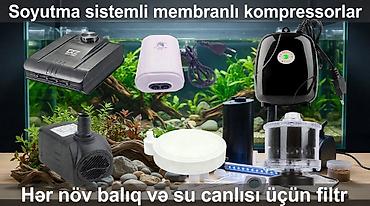 wortex su filteri: Akvaryum üçün membranlı kompressorlar və filtrlər Məhsul dəsti: - — 1