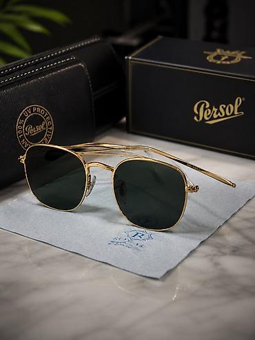 acqi: Persol gün eynəyi - Brend: Persol - Çərçivə: qızılı metal, yüngül və — 1