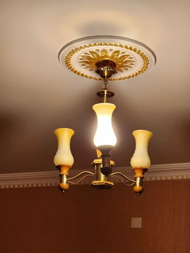 Digər ev dekoru: Çılçıraq, 3 lampa, Metal