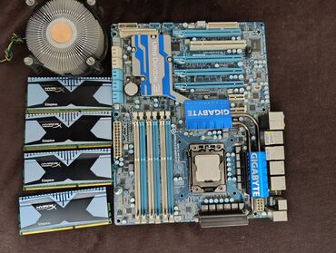 плата пк: Материнская плата, Б/у, Gigabyte, ATX, Для ПК