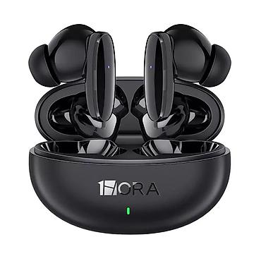 ses sisdemi: 1HORA AUT205 BLK Simsiz Qulaqlıq Bluetooth 5.3 LED TWS 1HORA AUT205 — 1