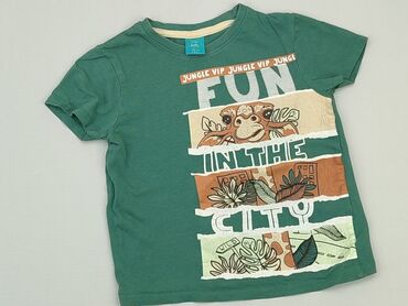 zielona koszula satynowa: Футболка, Little kids, 3-4 р., 98-104 см, стан - Дуже гарний