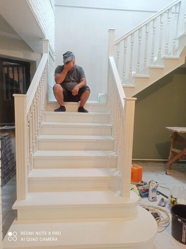 Обшивка лестниц: Лестница заказ менен жазайм — 8