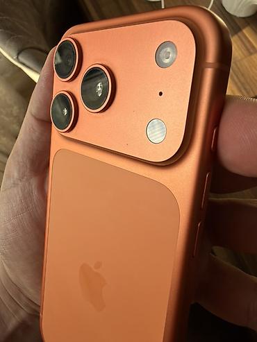Мобильные телефоны и аксессуары: İphone 17 Pro, 512 GB, Cosmic Orange, Nano Sim+E Sim. Kreditdə deyil — 2