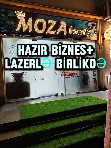 salon kiraye: Moza Beauty Gözəllik Salonu – Hazır Biznes Satılır lazerlə birlikdə — 1