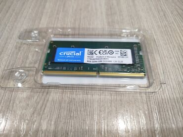 Оперативная память (RAM): Оперативная память, Новый, Crucial, 8 ГБ, DDR4, 3200 МГц, Для ноутбука