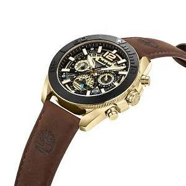 Ručni satovi: AKCIJA - TIMBERLAND Marshfield TDWGF0041702 - 44mm - Zlatna Potpuno — 8