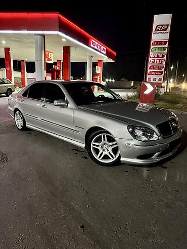 Транспорт: Mercedes-Benz S-class AMG: 2003 г., 5 л, Автомат, Бензин, Седан — 3