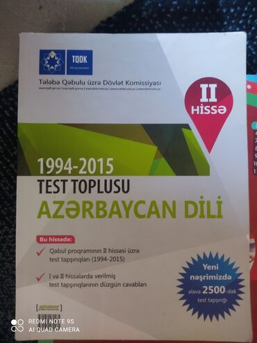 Kitablar, jurnallar, CD, DVD: Azerbaycan dili dim 2-ci hissə 2015-1994 yazılmayıb təmizdir 4azn çox