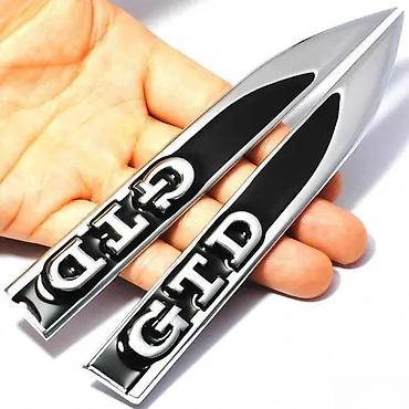 Auto delovi, gume i tjuning: VW GTD znakovi za krilo. Samolepljiovi znakovi za krilo automobila. ✨ — 1