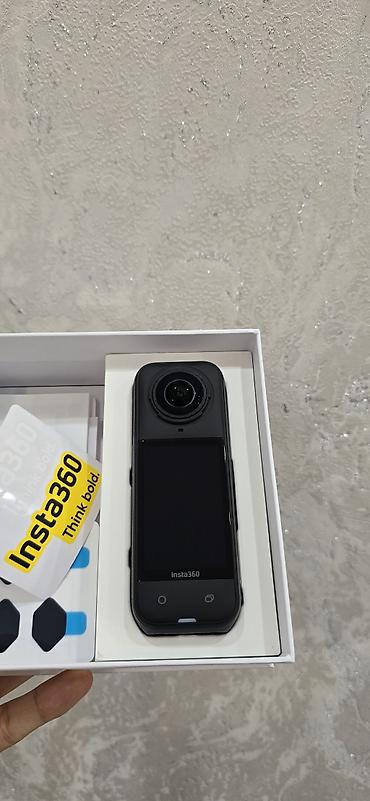 видеокамера на авто: Экшн‑камера Insta360 X5 8K (сферическая/360°) - Компактная камера с — 1