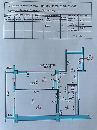 1: 1 комната, 53 м², 5 мкр Элитка, 9 этаж, Евроремонт — 7