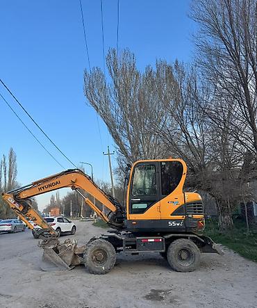экскаватор hw60: Экскаватор, Hyundai, 2013 г., Дөңгөлөктүү — 3