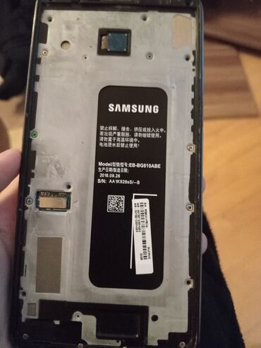 samsung galaxy grand neo plus: Samsung Galaxy J6 Plus, 32 GB, rəng - Mavi, Qırıq, Simsiz şarj, İki sim kartlı