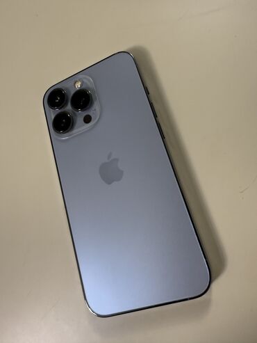 iphone 13 islenmis: IPhone 13 Pro, 128 GB, Sierra Blue, Barmaq izi, Simsiz şarj, Face ID