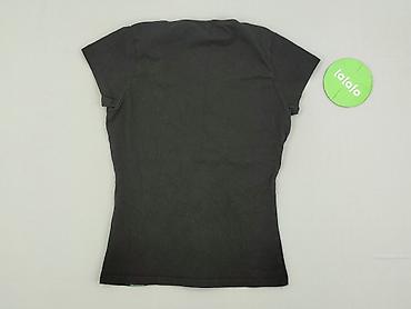 czarne dresy: T-shirt damski, rozmiar S — 3