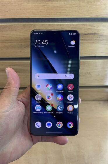 карманный компьютер: Poco F6 Pro, Колдонулган, 256 ГБ, түсү - Боз, 2 SIM, eSIM