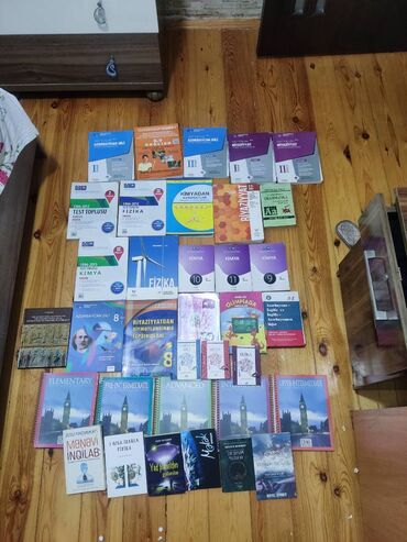 Digər məktəb dərslikləri: Test bankları və digər kitablar. Test bankları cox ucuza 20 manat nə