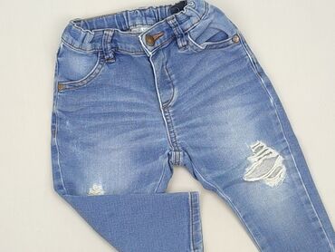 legginsy w gory: Denim pants, Lindex, 6-9 months, condition - Good