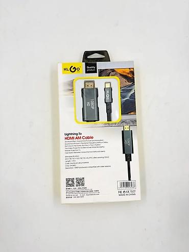 iphone 4 kabel: Kabel Apple -HDMI KLGO S201 Kabel Apple – HDMI KLGO S201 – Yüksək — 4