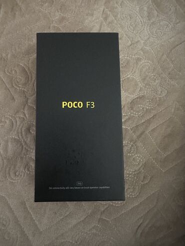 телефон poko x3: Poco F3, Колдонулган, 128 ГБ, түсү - Ак, 2 SIM