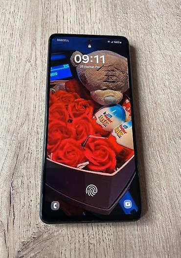 samsung a43: Samsung Galaxy A52, 128 GB, rəng - Qara, Barmaq izi, İki sim kartlı, Face ID — 1