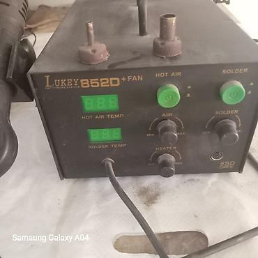 qızdırıcı fen: Lukey 852D+ Fan SMD Rework Station Xüsusiyyətlər: - 2-i 1-də — 2