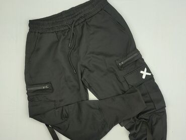 spodnie czarne tech fleece: Spodnie dresowe dla mężczyzn, rozmiar L