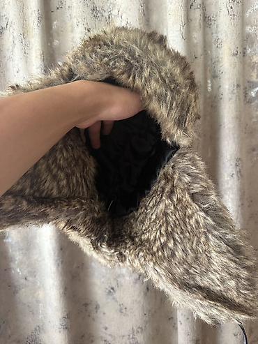 norka: Saxta kürklü qulaqcıqlı papaq (trapper/uşanka stili) - Material — 3