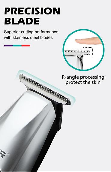 sns makinesi: Professional Trimmer VGR 970 - 4 Sürətli - 6550RPM / 2000MAH - 240 — 8