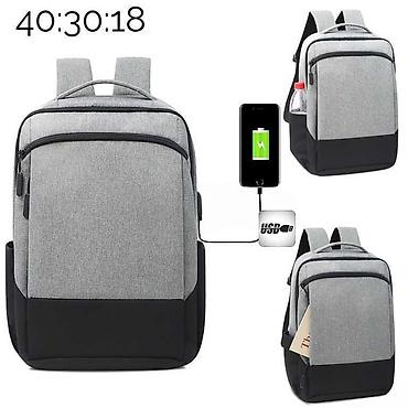 komputer cantasi: Smart çantaUzunluq: 40 sm Eni: 30 sm Həcm: 24 litr Dərinlik: 20 sm — 3