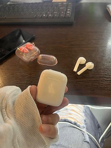 iphone air ikinci el: İşlənmiş Simsiz (Bluetooth) Qulaqcıqlar, Apple, rəng - Ağ — 4
