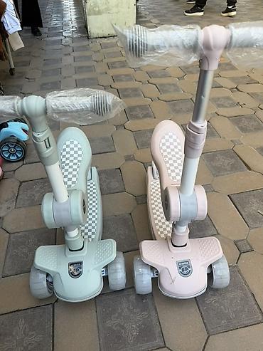 Детские самокаты: Детский самокат, Трёхколёсный — 2