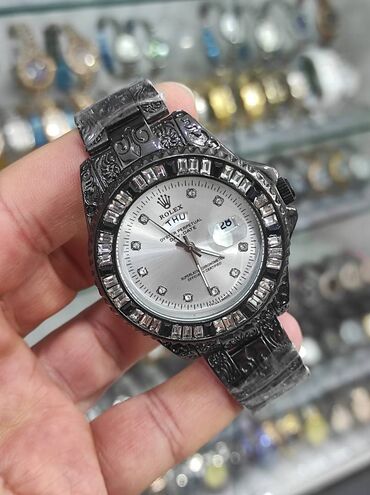rolex saatlari: Новый, Наручные часы, Rolex, цвет - Черный