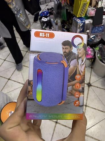 Audio: BS-11 Portativ Bluetooth Dinamik - RGB işıqlandırma: Korpusun ön — 3