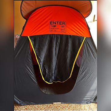 kamp çadırları: ENTER CAMP 2011 açılıb-yığılan çadır – Water Proof, ölçü: XXL - Rəng — 1