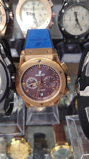 Aksesuarlar: Hublot tərzində avtomatik kişi qol saatları - Korpus: Qara və ya — 1