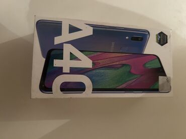 samsung note 10 ekran: Samsung Galaxy A40, rəng - Göy, Barmaq izi