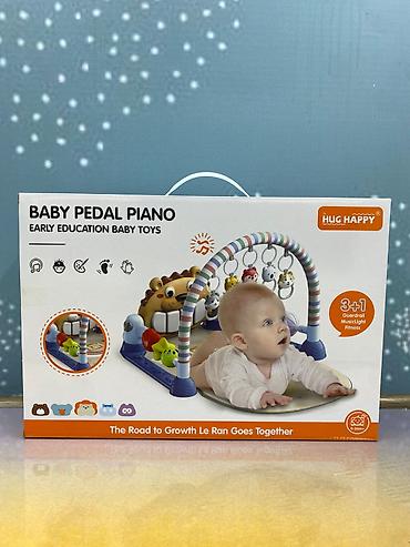 Beşik üçün asma oyuncaqlar: 👶🎹 Poqremuşka Pedallı – Körpələr üçün Əyləncəli və İnkişafetdirici — 2