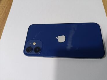 iphone требуется ремонт: IPhone 12 mini, Б/у, 128 ГБ, Синий, 82 %