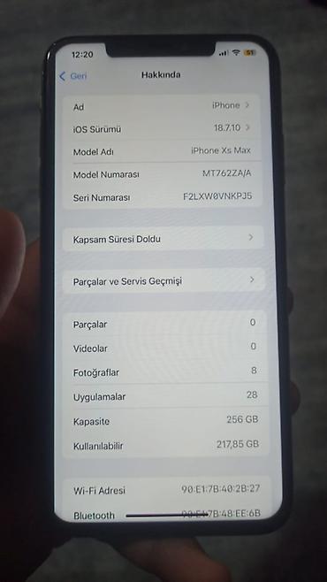 iphone duas: IPhone Xs Max, 256 GB — 10