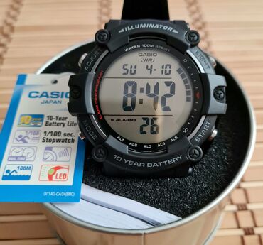 Qol saatları: Yeni, Qol saatı, Casio, rəng - Göy — 22