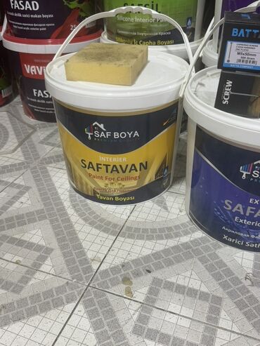 алчипан потолок: Boya İç işlər üçün