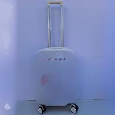 Rančevi, torbe i koferi: Dečji/ženski kofer sa crtanim likom – kabinski format - Dizajn: krem — 9