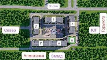 эмарк жибек жолу: 2 комнаты, 67 м², Элитка, 8 этаж, ПСО (под самоотделку)