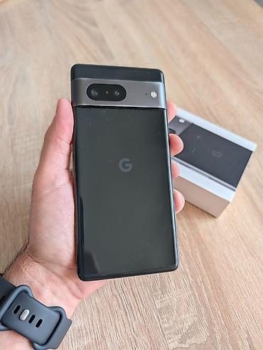 ophone 17: Google Pixel 7, Б/у, 128 ГБ, цвет - Черный, 1 SIM, 2 SIM, eSIM — 4